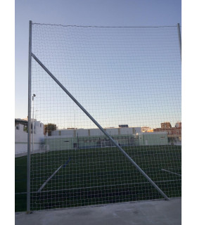 POSTE REFUERZO METÁLICO GALVANIZADO 6 MTS PARA RED PROTECCIÓN SIN BOTES