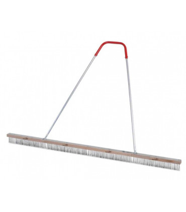 Cepillo estrecho de alambre de acero, con arco de 2mt.