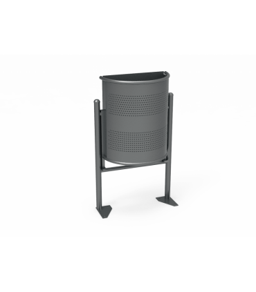 Papelera semi-circular 40L